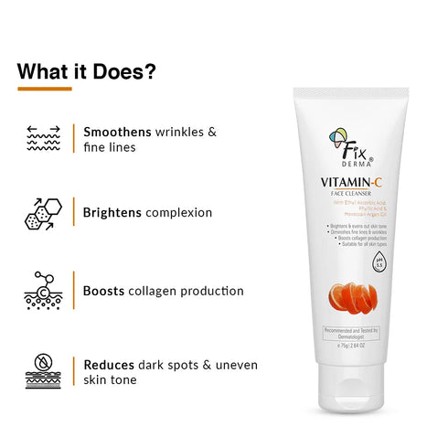 Fixderma Skincare Vitamin C Face Wash For Oily Skin
